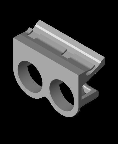 VW golf mk3 cupholder V2 (tight fit cans).stl