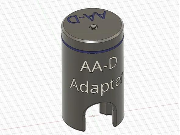 AA-D Battery Adapter (5号电池转1号电池转换器)