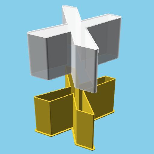 LATIN SMALL LETTER X, nestable box (v1)