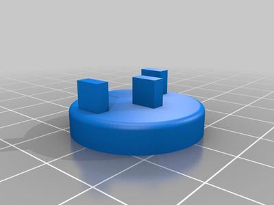 Paper Miniature Stand Hollow Base