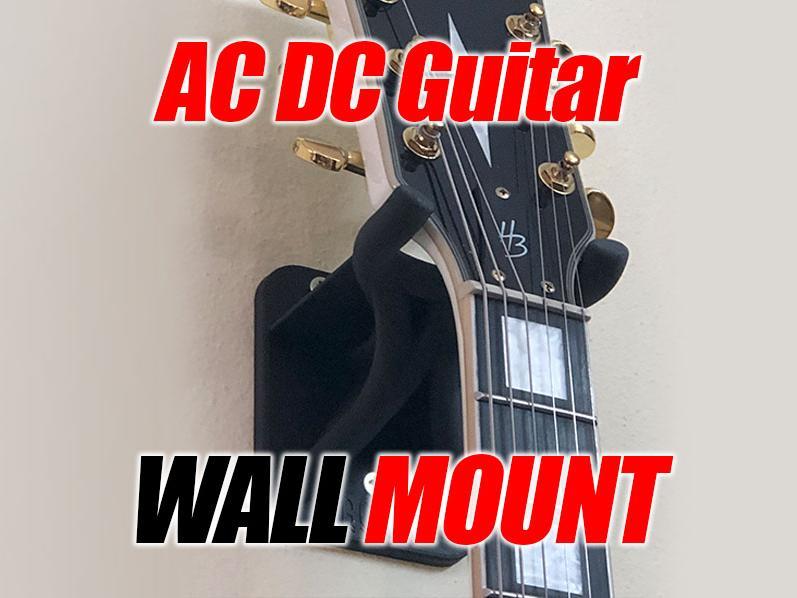 AC DC Generic Guitar Wall mount support