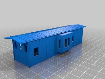 HO Scale Bay Window Caboose