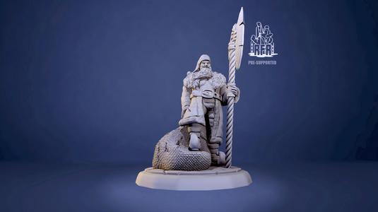 Cursed Claus - Tabletop Miniature (Pre-Supported)
