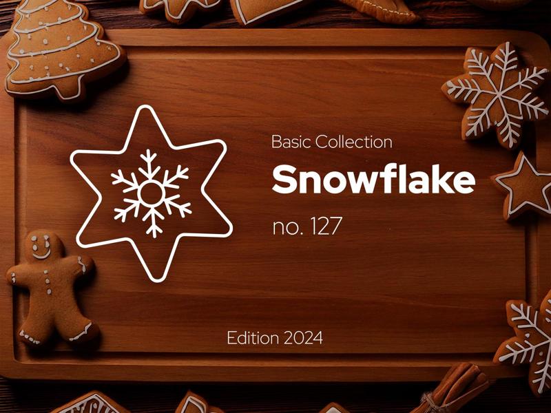 Snowflake - Gingerbread Cutter no. 127