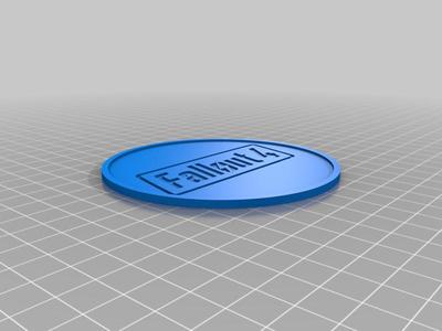Fallout 4 Logo Coaster