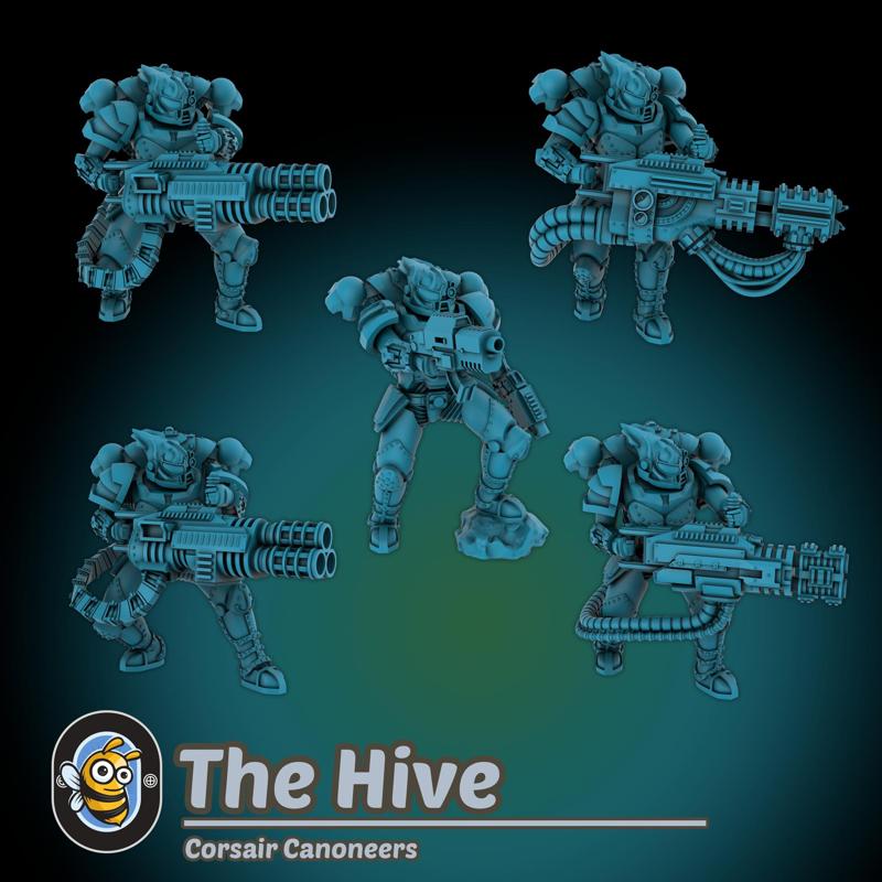 Corsair Canoneers (Presupported)