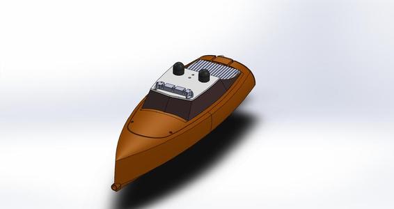 Chris Craft inspired RC boat