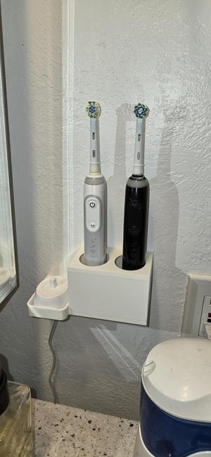 Oral B Toothbrush/Charger Wall Mount Holder