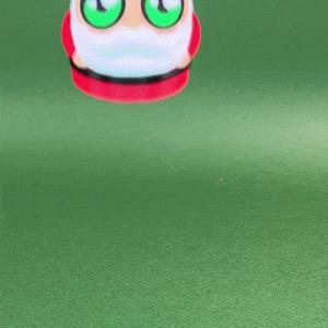 Kawa-Eyes! Santa (keychain & fidget)