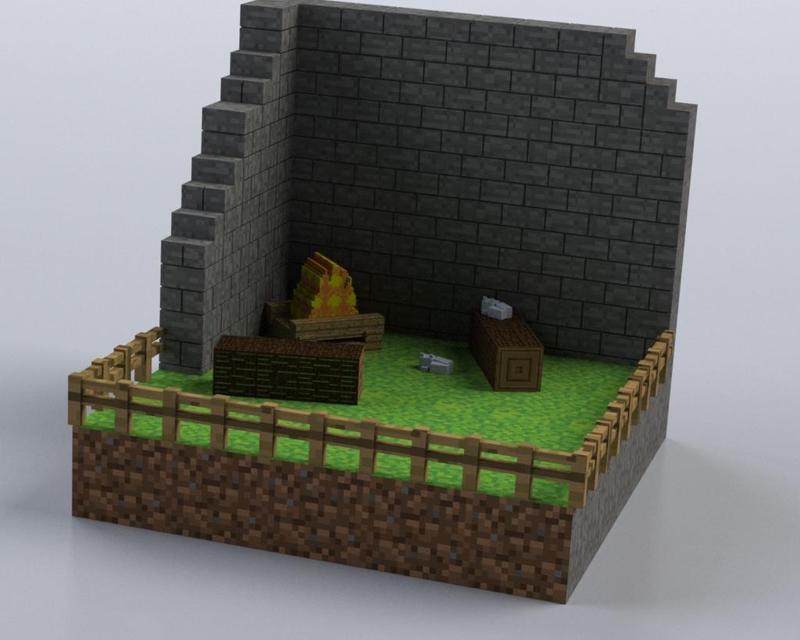 Minecraft Lamp