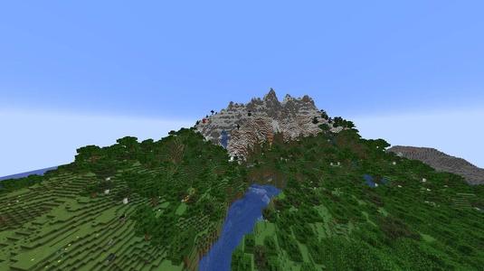Minecraft Mountain Island