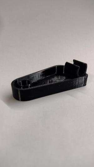 Ender 3 V3 SE cable clip - perpendicular and spring holder