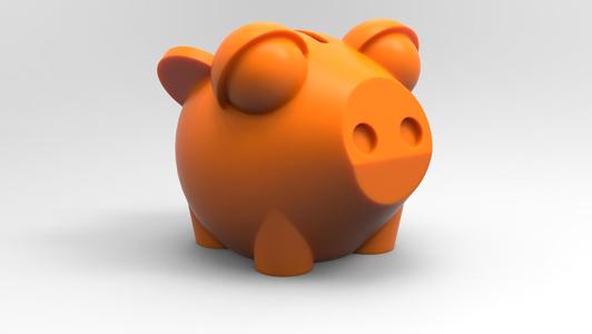 CADhobby Flying Piggy Bank