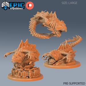 Deep Sea Predator Set / Underwater Hunter / Water Beast / Evil Aquatic Creature / Ocean Encounter