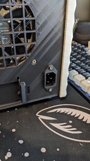 Rear exhaust plate C14Mod for THE CUBE Mini ITX PC Case