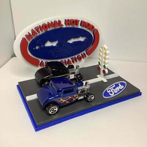 NHRA Hot Wheels 32 Ford display