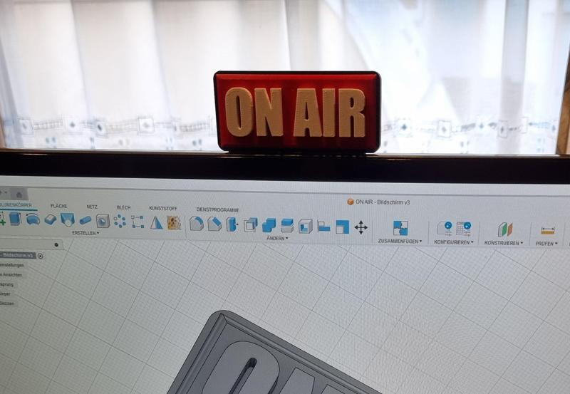 "ON AIR" für den Monitor
