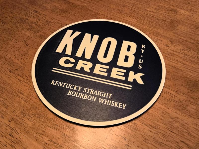 Knob Creek Straight Bourbon Whiskey Sign