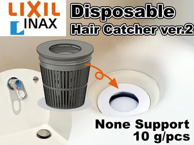 Disposable Hair Catcher Ver.2 LIXIL INAX // For use of filament with little remaining