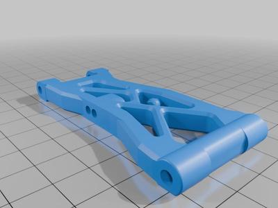 Team Associated B74.1 4WD RC car front suspension arms