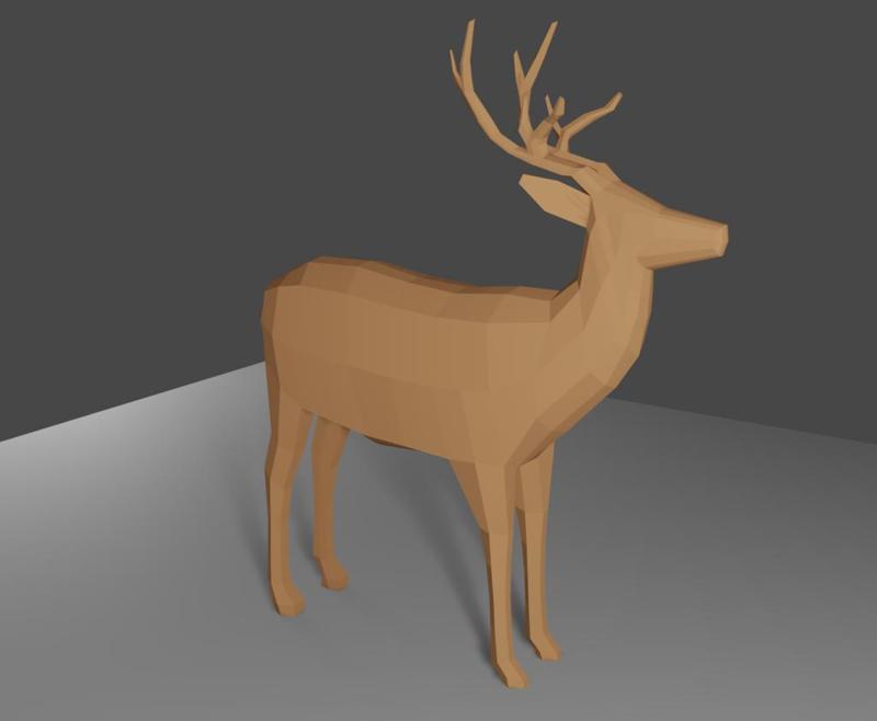 Low Poly Deer