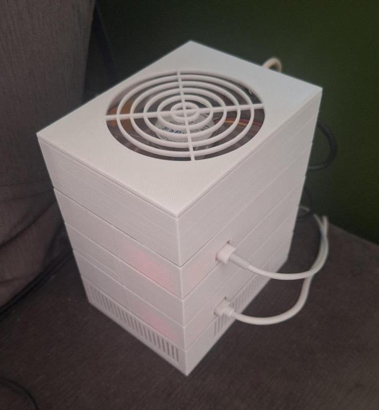80mm fan enclosure and lid 