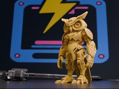 Kurotsume "The Black Talon" - Mecha Animals Owl