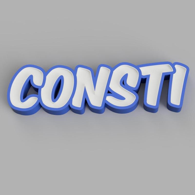 NAMELED CONSTI - LED LAMP WITH NAME