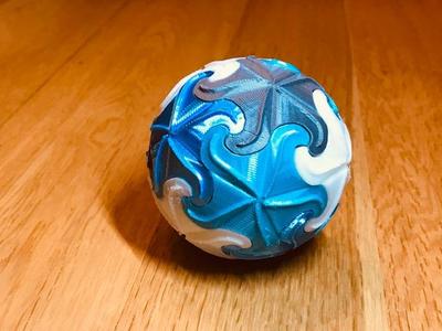 Escher style starfish ornament