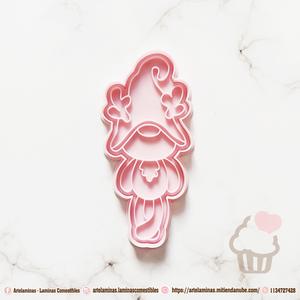 3 Elves Reindeer Christmas Cookie Cutter