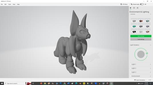 skeleton fox