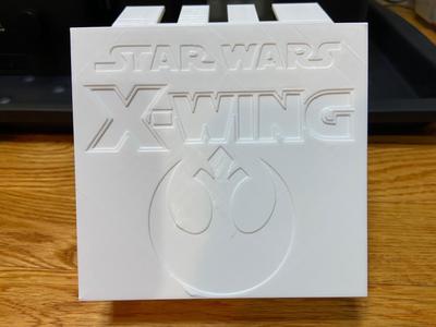 Parts Box 4 StarWars X-Wing Game and Lid