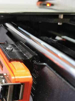 Mini base long side hinge for Rpi case