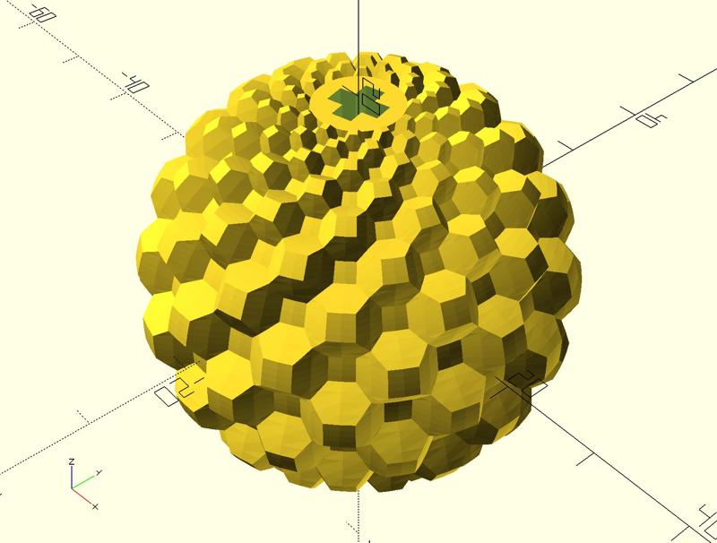 Truncated Octahedron Sphere