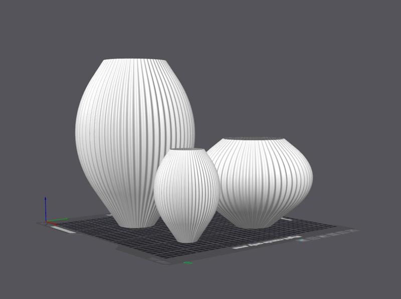 Modern 3D Printed Lampshade Bundle – 3 simpel Designs - Easy to print