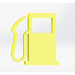FUEL WARNING LIGHT Keychain