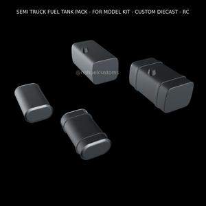 SEMI TRUCK FUEL TANK PACK - FOR MODEL KIT - CUSTOM DIECAST - RC