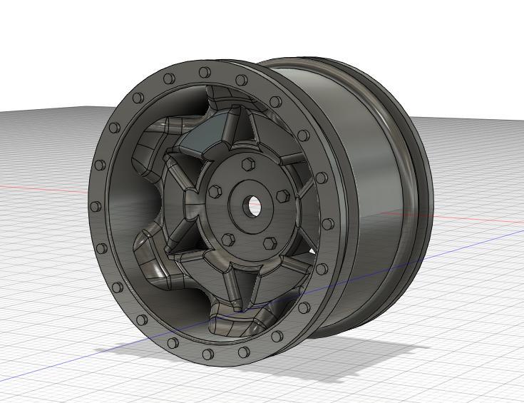 custom wide 1.9 wheel design