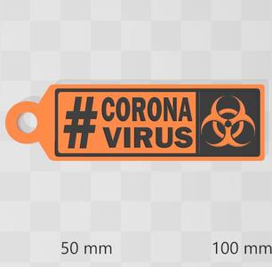 Coronavirus Key chain covid19