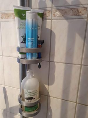 Shampoo, conditioner and soap holder for Bath Deluxe