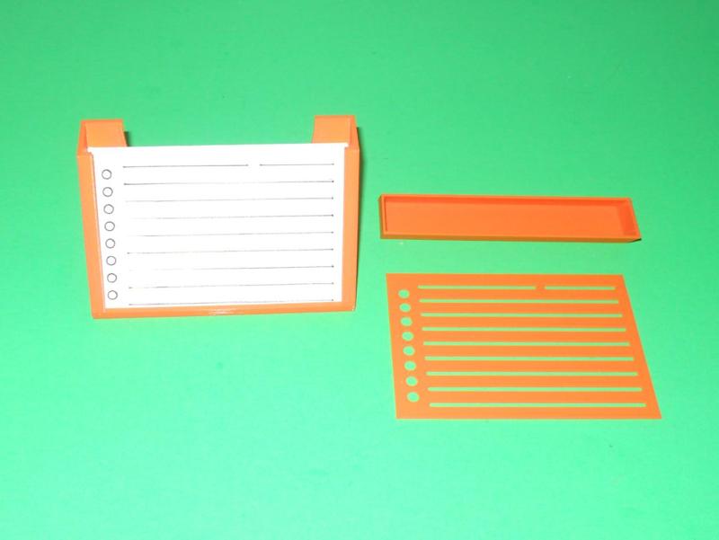 One Eight Letter Size Page To-do List