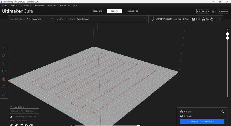 Test leveling for Sovol SV01