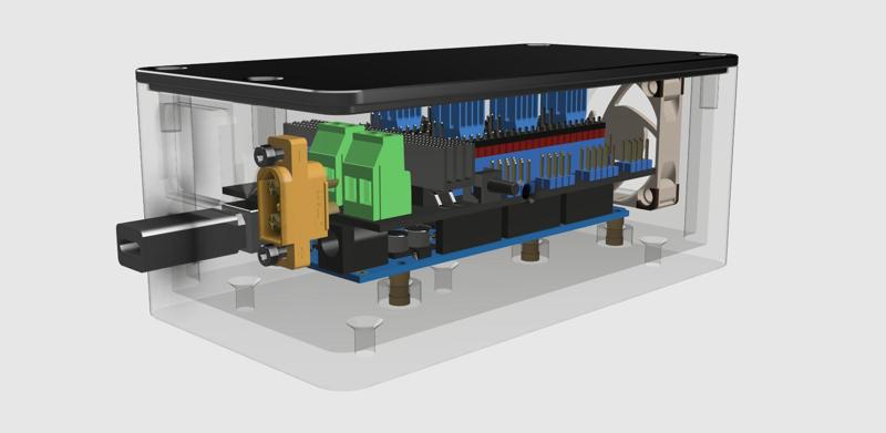 OpenAstroTracker Minimal Controller Enclosure for Mega 2560 and Ramps 1.6