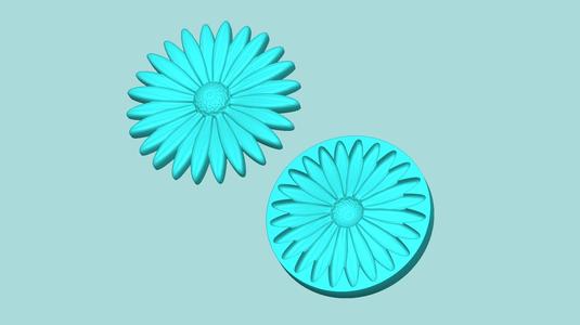 Margarita Flower 06 - Mold Silicon Maker - Template
