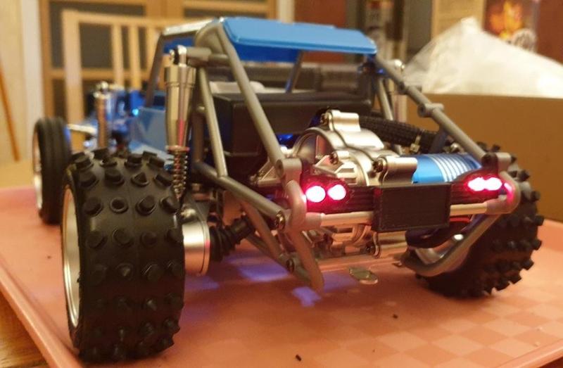Tamiya Wild One - rear led holders