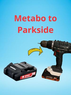 Metabo To Parkside Battery adapter