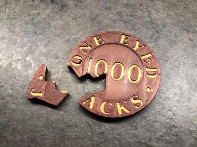 "One Eyed Jacks" Poker Chip (Twin Peaks)