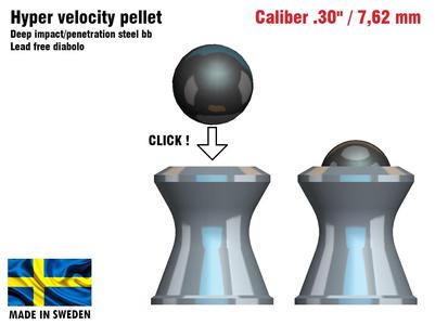 Hyper velocity pellet caliber 30