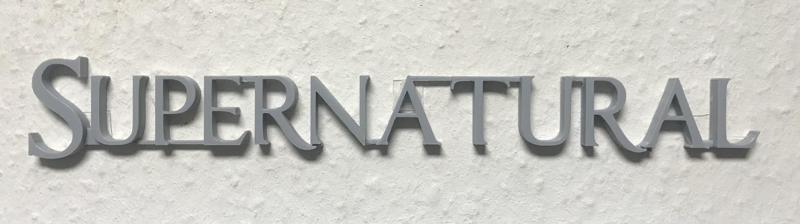Supernatural Logo Font