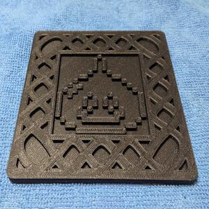 8-bit Videogame Coasters - Dragon Quest Remix